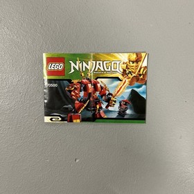 2013 Retired Ninjago Lego set #70500 The Final Battle Kai's Fire Mech complete!
