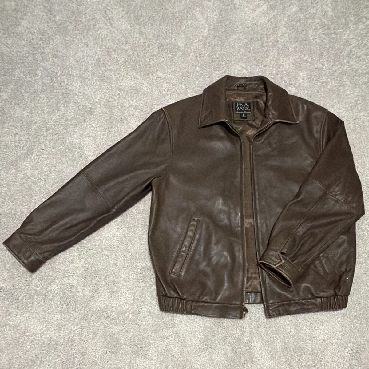 Jos. A. Bank Leather Outer Shell Coats, Jackets & Vests for Men