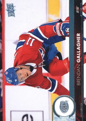 2017-18 Upper Deck #347 Brendan Gallagher - HKY