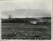 1957 Press Photo Farm of P.S. Whiteleather to be Foreclosed for Unpaid Penalty