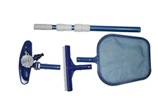In The Swim Standard Swimming Pool Maintenance Kit – 11.5” Leaf Skimmer, 10”
