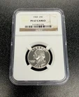 1960 Proof Washington Silver Quarter NGC PF 67 CAMEO 25c