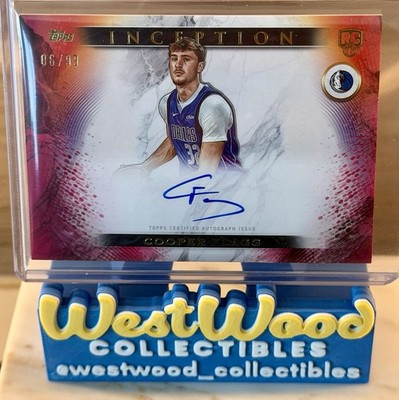 COOPER FLAGG 2025-26 TOPPS INCEPTION HORIZONTAL ROOKIE PINK RC AUTO /99