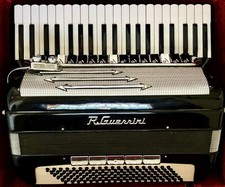 Very Nice Guerrini Accordion with Terlinde Microphone Alligator Case - 15/5