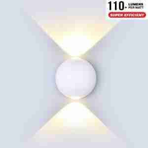 VT-836 10W LED Applique Parete Nero 3000K | Lampada V-TAC IP65 Esterni