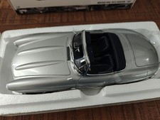 Mercedes 300 SL W198 Roadster Silver Metallic Minichamps 1:18 New In Box US Loc