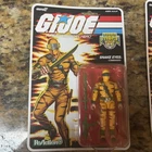 Super7 ReAction G.I. Joe Tiger Force SNAKE EYES 3.75" New Sealed Figure Target
