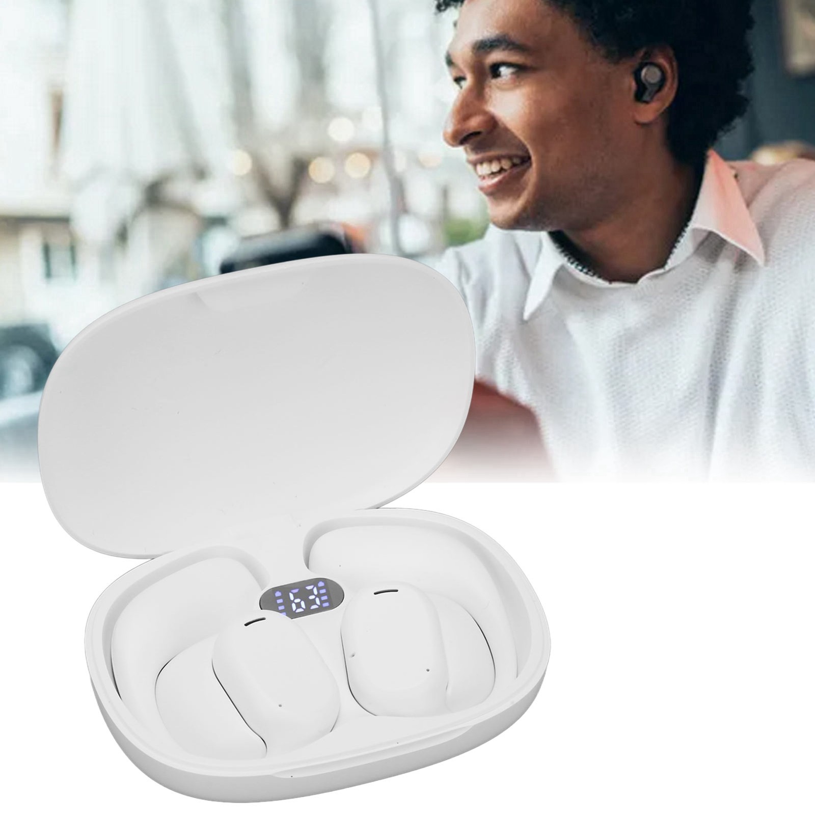 Bluetooth 5.3 Wireless Translator Earbuds with 74 Language Support