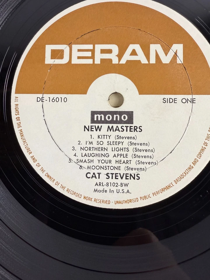🏷️ Cat Stevens New Masters 1967 Mono LP Deram DE-16010 Original U.S. Pressing - Image 2 of 4