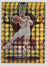 2023-24 Panini Mosaic Reactive Yellow Mosaic Prizm Trae Young #107 1o41