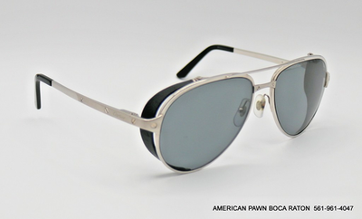 Cartier CT0296S aviator-style FRAME Cartier's Santos de Cartier