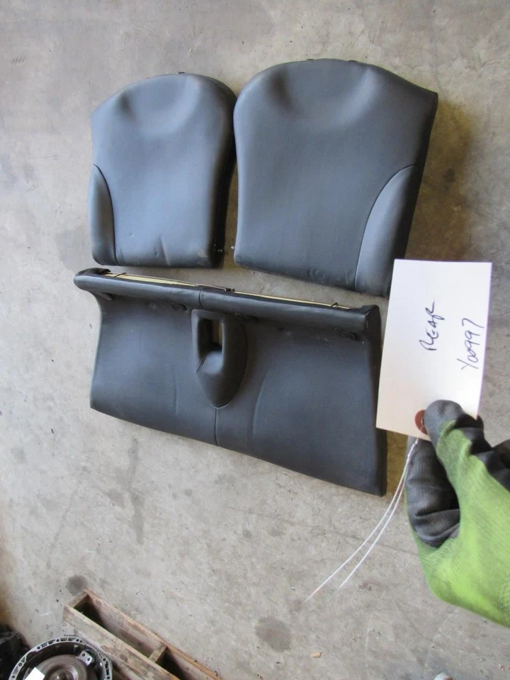 2002 2006 Mini Cooper Hard top only rear back seat assembly black leather OEM Foto 3 de 4