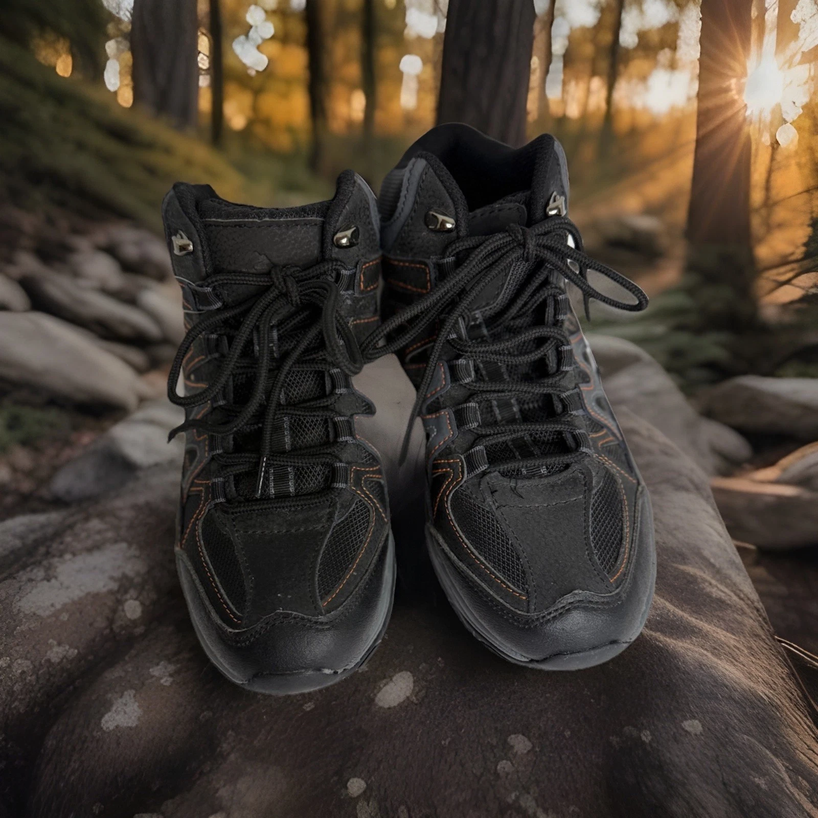 Ozark Trail Men's Hiking Boots in black