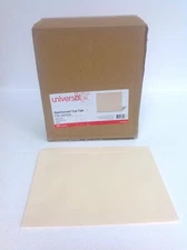 NEW 50x Universal UNV73500 File Jackets with Reinforced Tabs, 1" Expansion