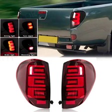 2PCS LED Rear Tail Light Auto Brake Fog Lamp Daytime Turn Signal Car Accessories