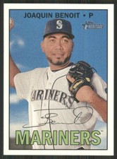 2016 Topps Heritage #519 Joaquin Benoit Seattle Mariners 48711