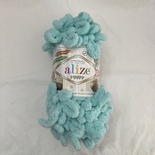 Alize Puffy loop yarn Jumbo weight Teal