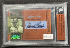 2004 Playoff Prime Cuts Johnny Bench Signature Proofs Autograph Auto 1/1 Reds