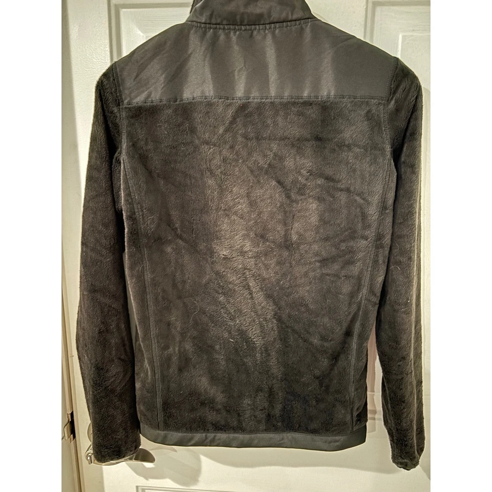 Chaqueta polar Amie Smith cremallera completa negra pequeña para mujer Foto 3 de 3