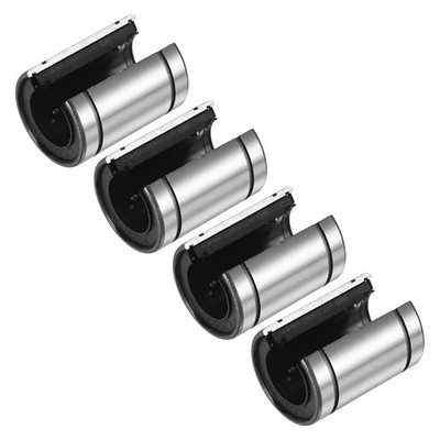 4Pcs LM16UUOP Open Type Linear Ball Bearings 16mm Bore Dia 28mm OD 37mm Length