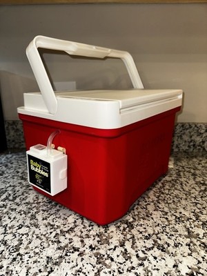 Live Bait Box Minnow Aerator Cooler Portable Bait Cooler 10 Quart