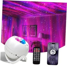 Star Projector Galaxy Projector for Bedroom, White Noise Bluetooth 5.3 in