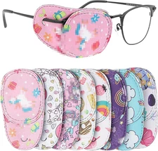 Comfortable Kids Eye Patches for Amblyopia Treatment (Lazy Eye) - Fun Colorful D