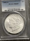 1882-S Morgan Silver Dollar $1 PCGS MS65