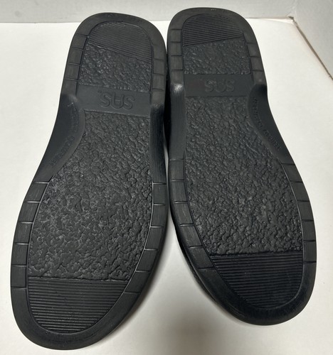 SAS Bout Time Walking Shoes Sneaker Mens Sz 13 WW 2E Black Leather Orthotic READ - Picture 7 of 10