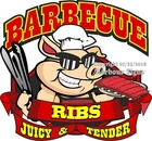Barbecue BBQ Ribs DECAL (Choose Your Size) Food Truck Concession Sticker