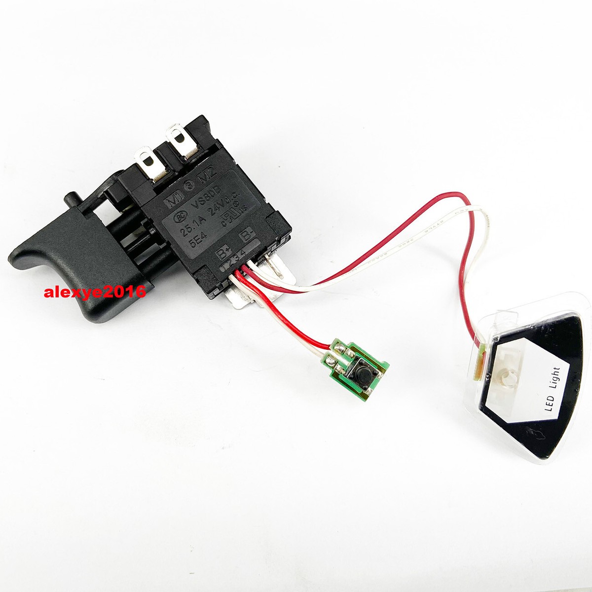BC VS80B 25.1A 24Vd.c. 5E4 Trigger Switch with 1 LED Light