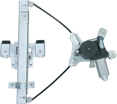  Fit Rear Driver (Left) Side Power Window Regulator w/Motor for 07-14 Cadillac 
