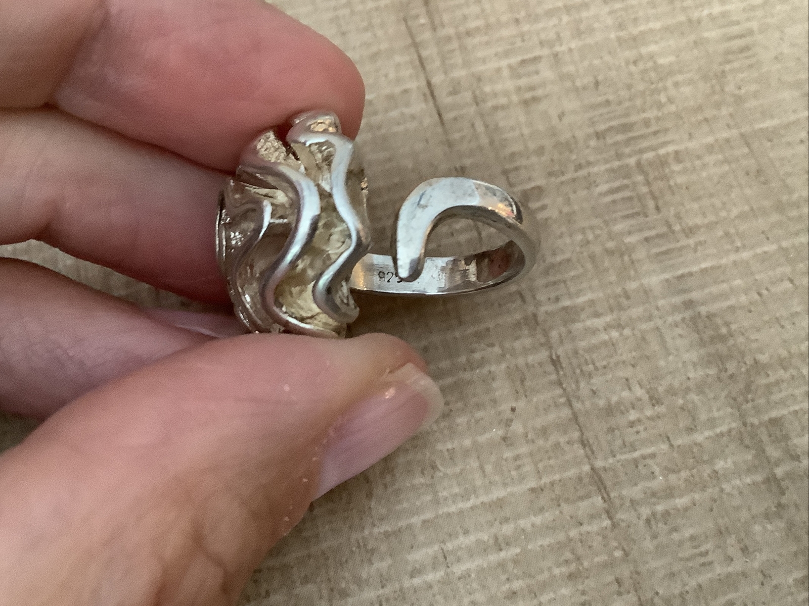 Solid Sterling Silver Adjustable Flower Bud Rose … - image 8