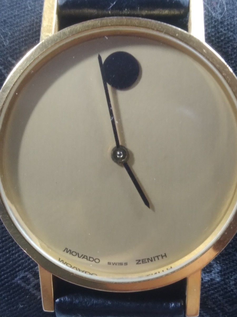 Working Rare Vintage Zenith Movado Museum Swiss Mens Working Rare Vintage Zenith Movado Museum Swiss Mens