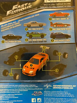 JADA TOYS Fast & Furious Brian's Nissan GT-R (R35) Blue Build N
