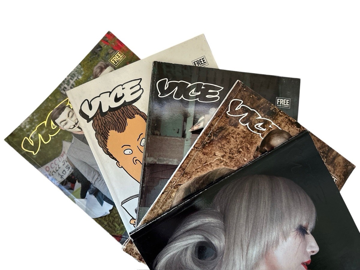雑誌　VICE volume18 lot of 5 issues of vice magazine 2011 volume 18 #4, #6, #10
