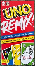 Mattel Games - UNO Remix Card Game Customizable Cards Control the Game New