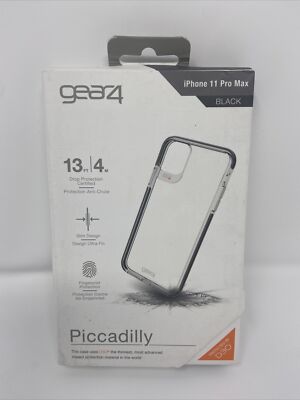 Gear4 Piccadilly Case D3O Protection fits iPhone 11 Pro Max Clear