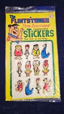 1977 THE FLINTSTONES 3-DIMENSIONAL CHARACTER PUFFY STICKERS