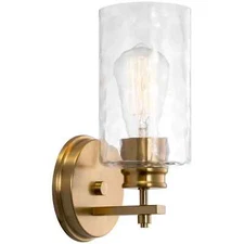 Kira Home Phoebe 8" Modern 1-Light Wall Sconce/Vanity Light CH/BN/OB