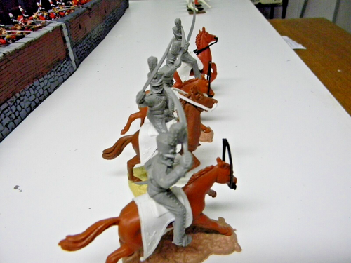 4 Timpo Prussians Napoleonic Cavalry 1/32nd Figures ( Mar. Listing) - Picture 4 of 7