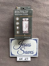 Woods 59717 In-Wall 60 Minute Spring Wound Timer, White