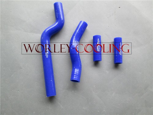 Mylers Silicone Radiator Hose Kit Blue for Yamaha YZ250 2002-2018