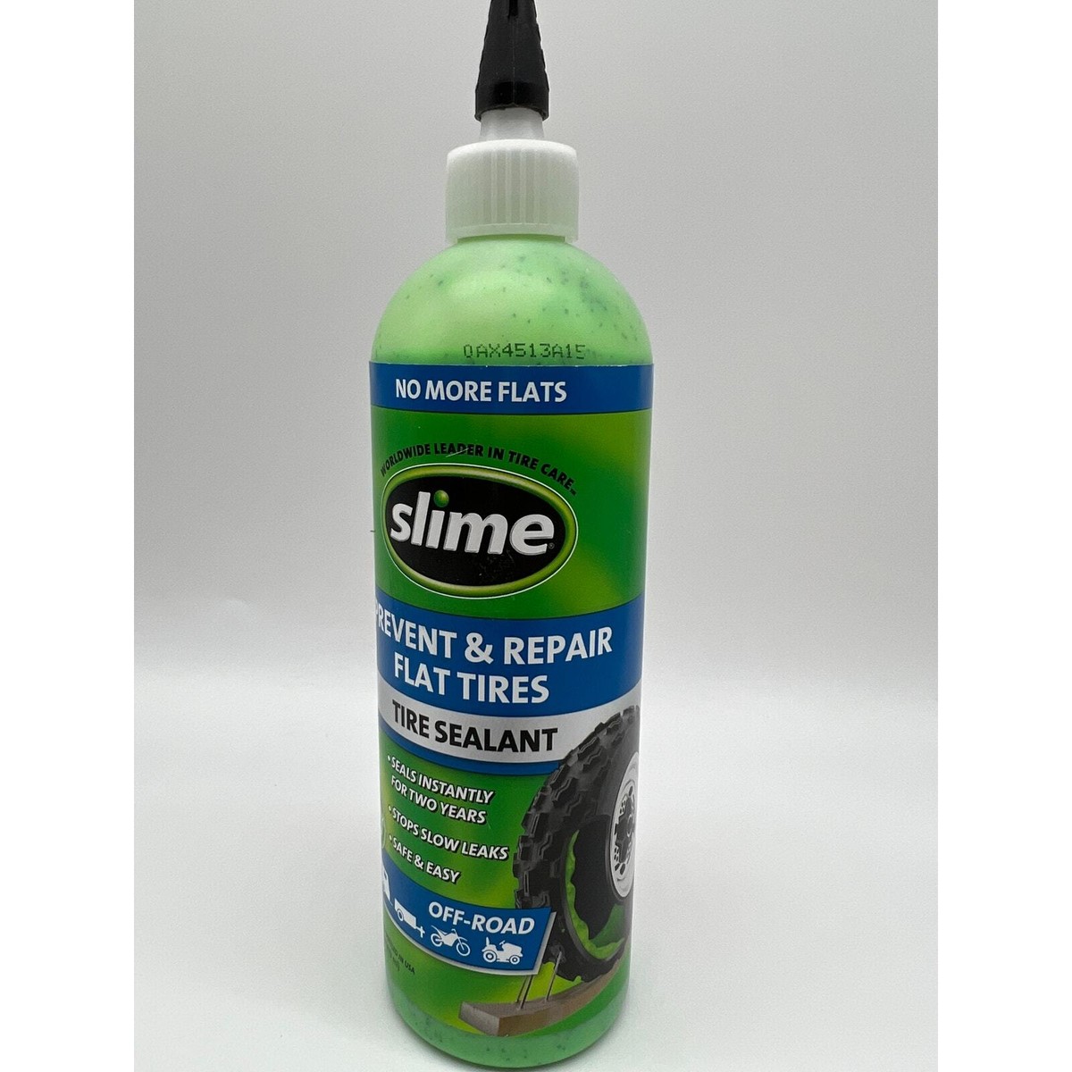 Slime Tire Sealant Repair Off Road Flat Tires 16oz Squeeze Bottle