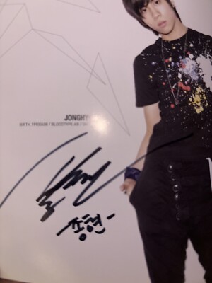 SHINee replay 直筆サイン入り プレミアム品 SHINee [REPLAY] ALL MEMBER Autographed Signed Album RARE | eBay