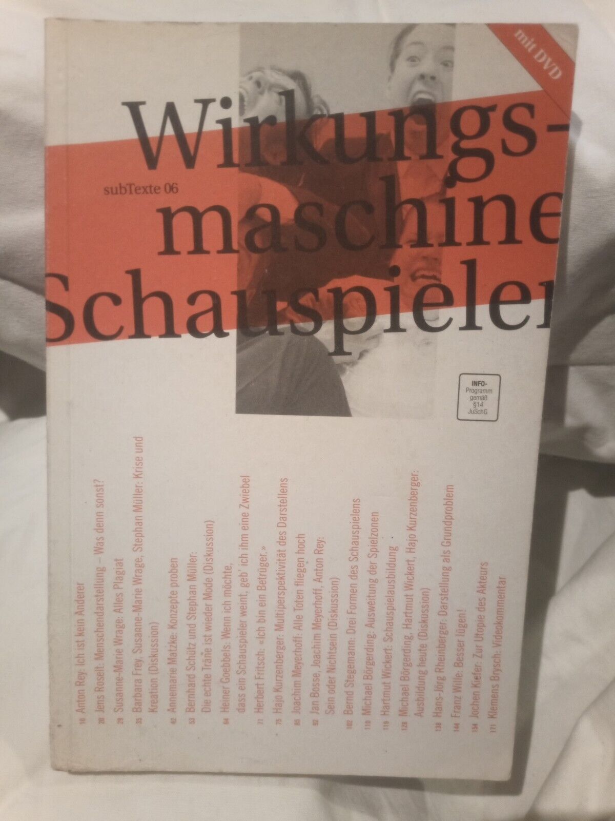 WirWirkungsmaschine Schauspieler: Vom Menschendarsteller zum multifunktionalen.. - Anton, Rey, Hajo Kurzenberger  und Stephan Müller