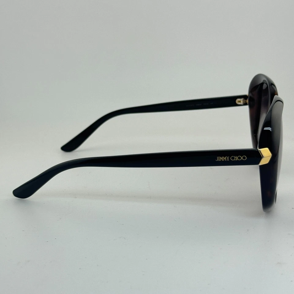 Jimmy Choo Amada/s 086HA Sunglasses Frames brown Black Tortoise 56-19-145 H15135 - Image 4 of 4