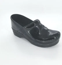 7417 Dansko Womens Petrol Patent Professional Clog Size 40 EU 9.5-10 US