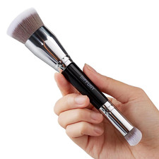 Large Double-Ended Makeup Brushes Foundation Concealer Kabuki Brush Set