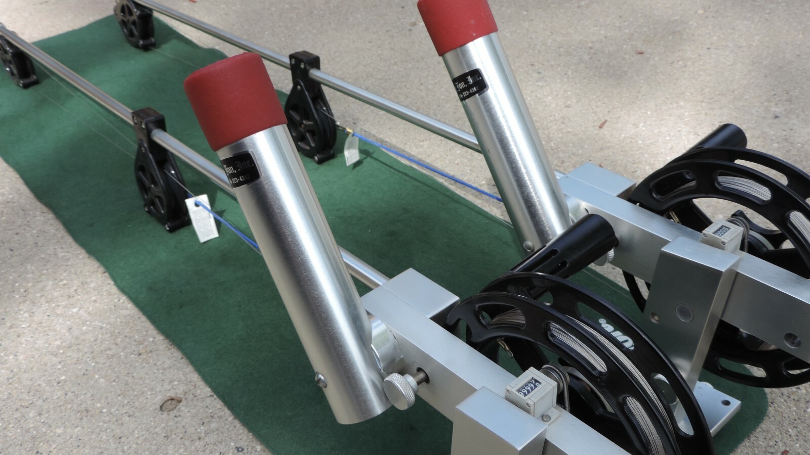 REDUCED ! BIG JON Sport Pak Manual Siderigger Downriggers SS 42" Boom